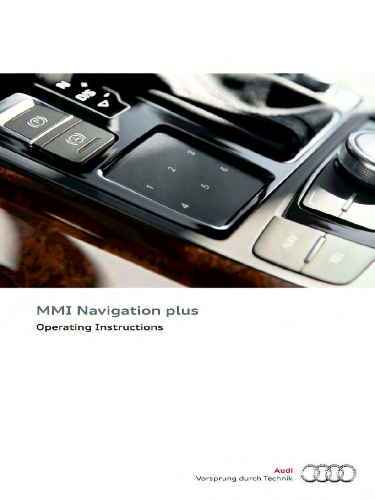 Audi MMI Navigation Plus Guide | PDF | Information And Communications ...