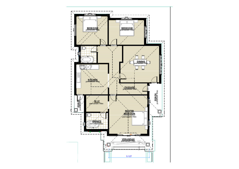 Floor Plan Presentation Proposed | PDF | Interior Design | Home