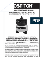 CAP2000P Air Compressor Operation and Maintenance Manual