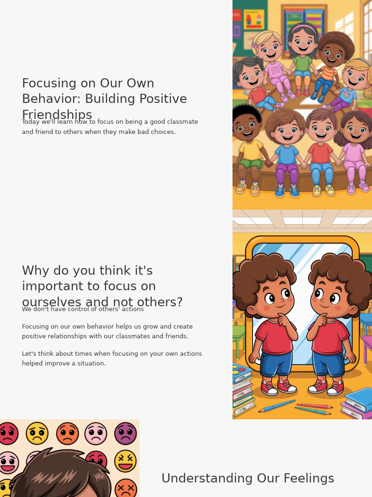 Focusing On Our Own Behavior | PDF | Behavioural Sciences ...