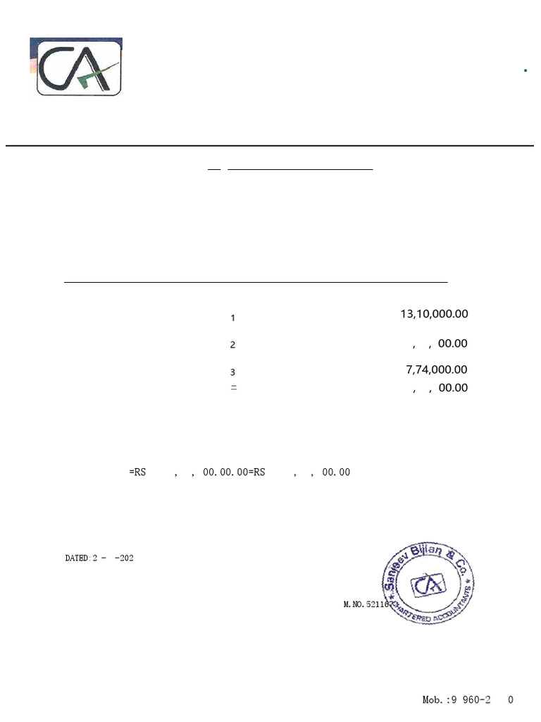 CA REPORT OF Ajay Kumar | PDF | Economies | Accounting