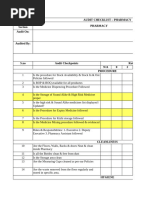 Medication Administration Audit Checklist | PDF | Medical Prescription ...