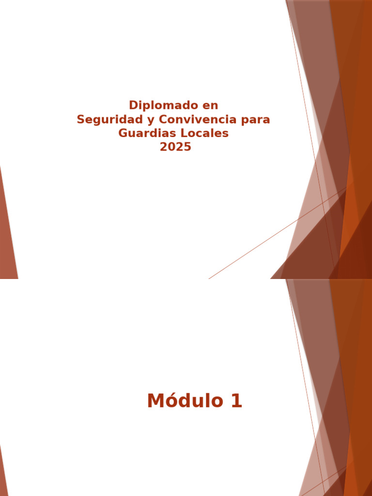 Diplomado en Seguridad para Guardias 2025 | PDF | Policía