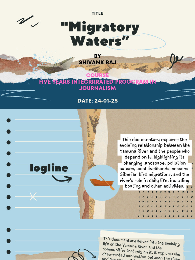 Anatomy of A River System Education Presentation in Beige Green Brown ...