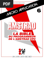 Manuel Utilisateur Amstrad CPC 6128 En Français - Mode D'emploi Vintage