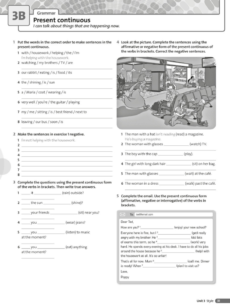 Present Continuous | PDF