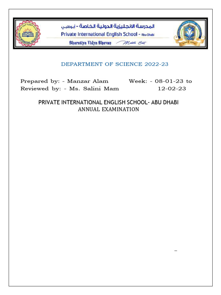 Grade 11 Chemistry Model Exam Paper | PDF | Chemical Polarity ...