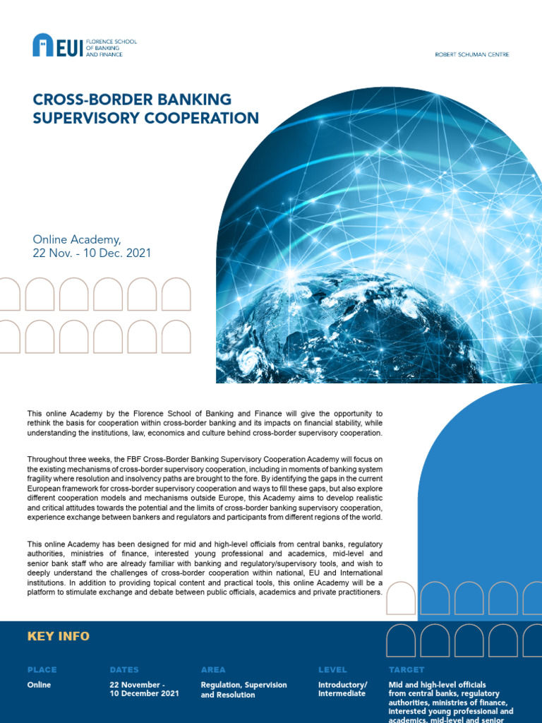 Cross Border Supervisory Cooperation Autumn 2021 | PDF | Economies