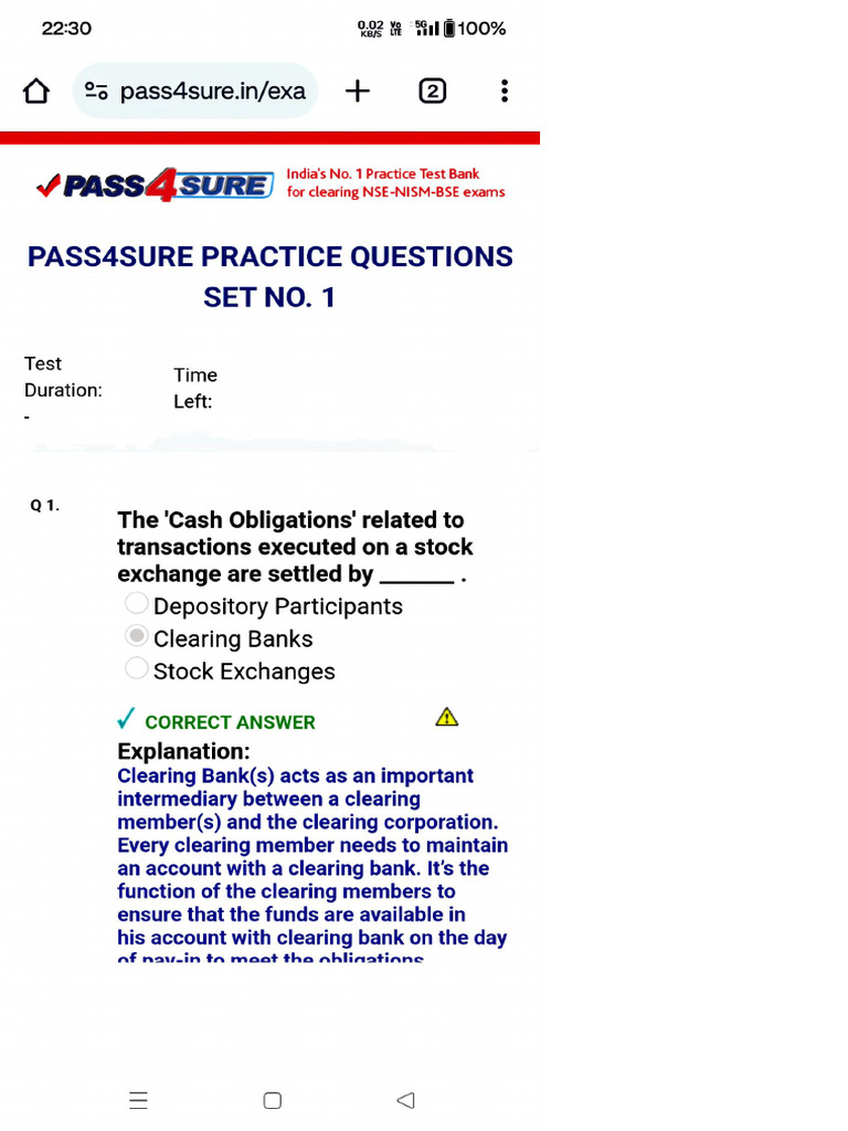 Pass 4 Sure Set-1 | PDF