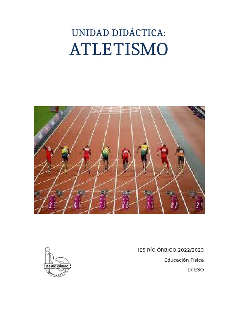 Atletismo 1º Eso Veguellina | PDF | Deporte del atletismo | Deportes ...