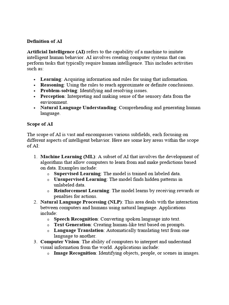 MOD 1 AI - Copy | PDF | Artificial Intelligence | Intelligence (AI ...