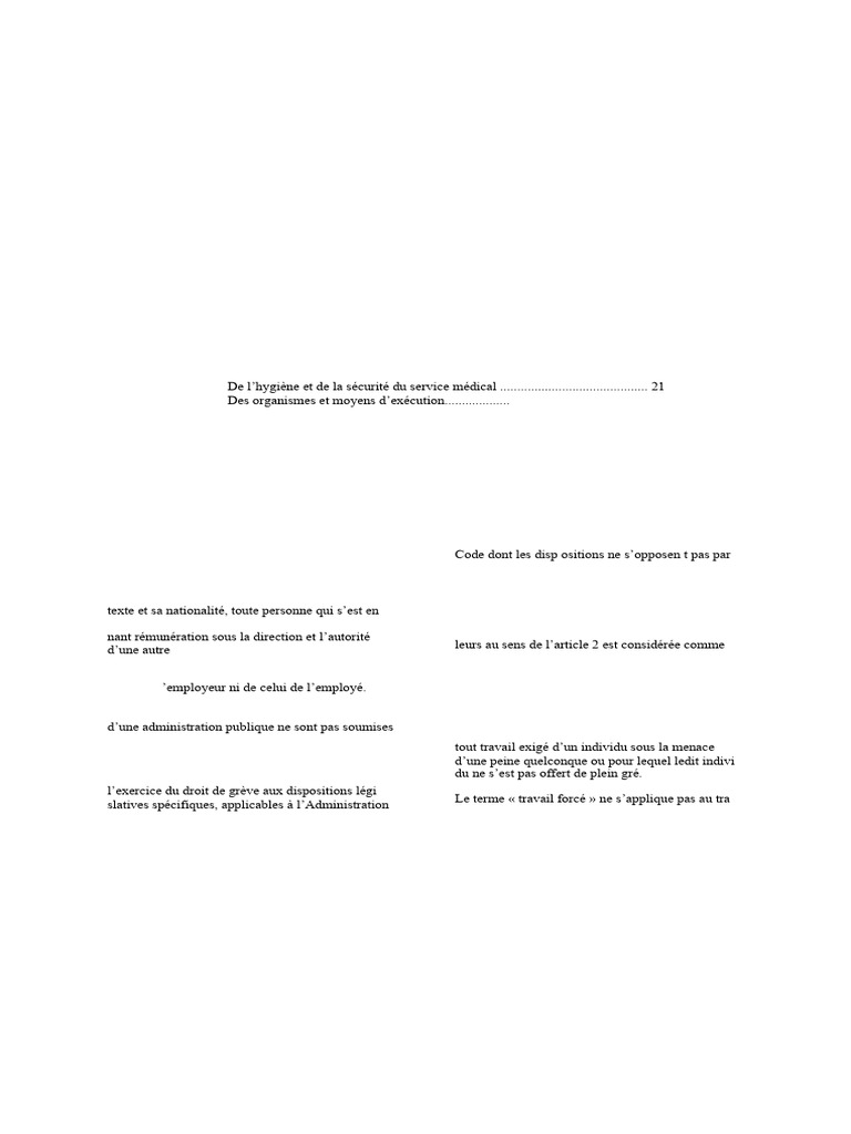 Code du Travail au Congo Brazzaville 2023 | PDF | Travail | Emploi