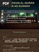 Pendidikan Al-Quran Dan As-Sunnah