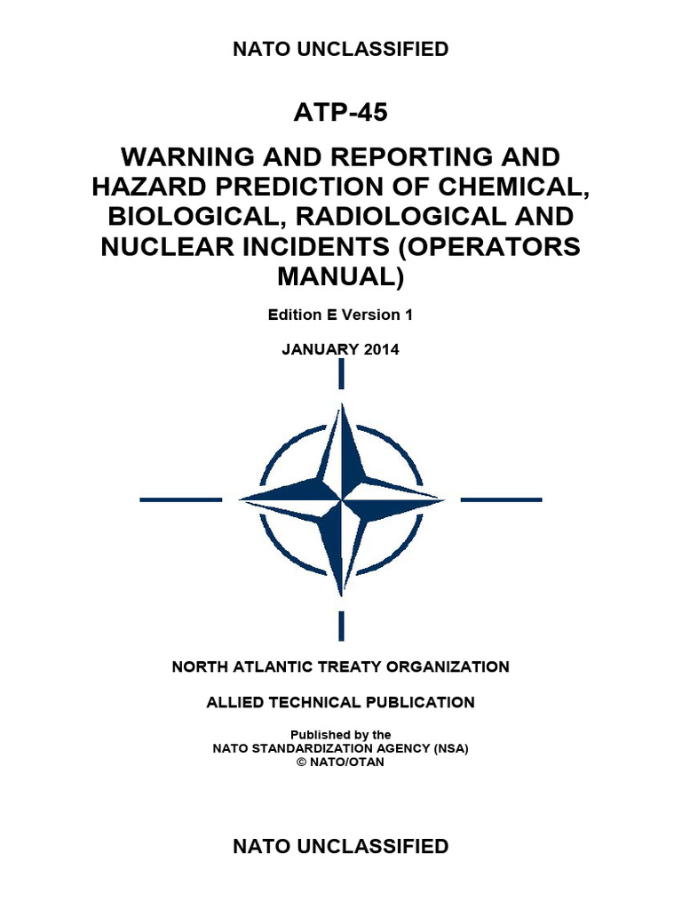 NATO ATP-45: Hazard Prediction Manual | PDF | Nato | Military