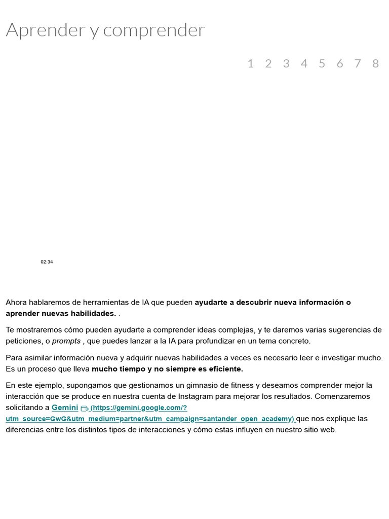 Aprender y comprender con IA | PDF