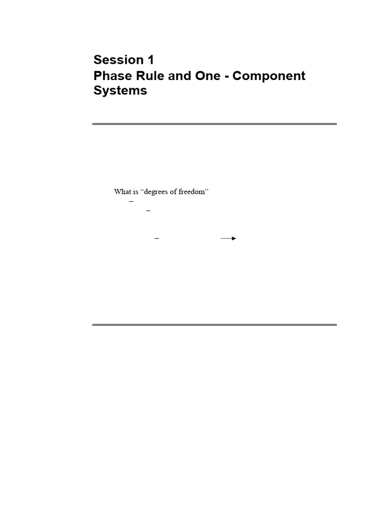 Phase Rule and One-Component Systems | PDF | Phase Rule | Phase (Matter)