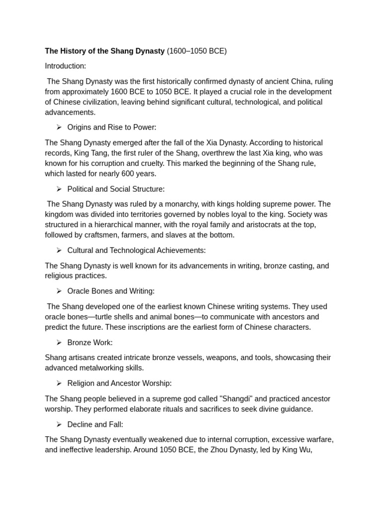 Overview of Ancient Chinese Dynasties | PDF | Chinese Poetry | Chinese ...