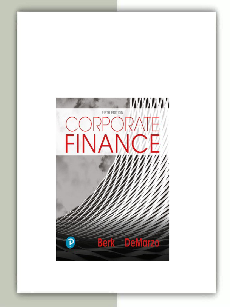 洋書 Corporate finance 5th edition Amazon.com: Corporate Finance - MyLab Finance with Pearson