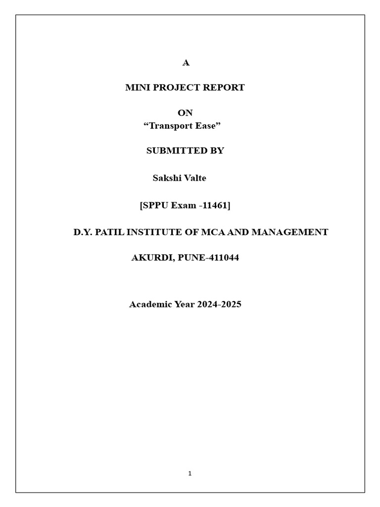 Enhancing Transport Booking Ease | PDF | Software Testing | Databases