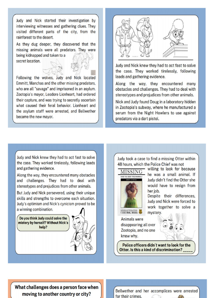 Zootopia Storybook and Activities NSB20243 | PDF