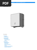 Ericsson RRUW Specifications Overview | PDF | Humidity | Thermodynamics