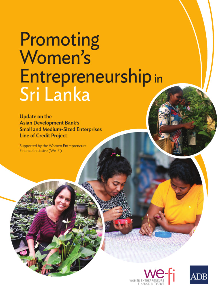 Women Entrepreneurship Support in Sri Lanka | PDF | Asian Development ...