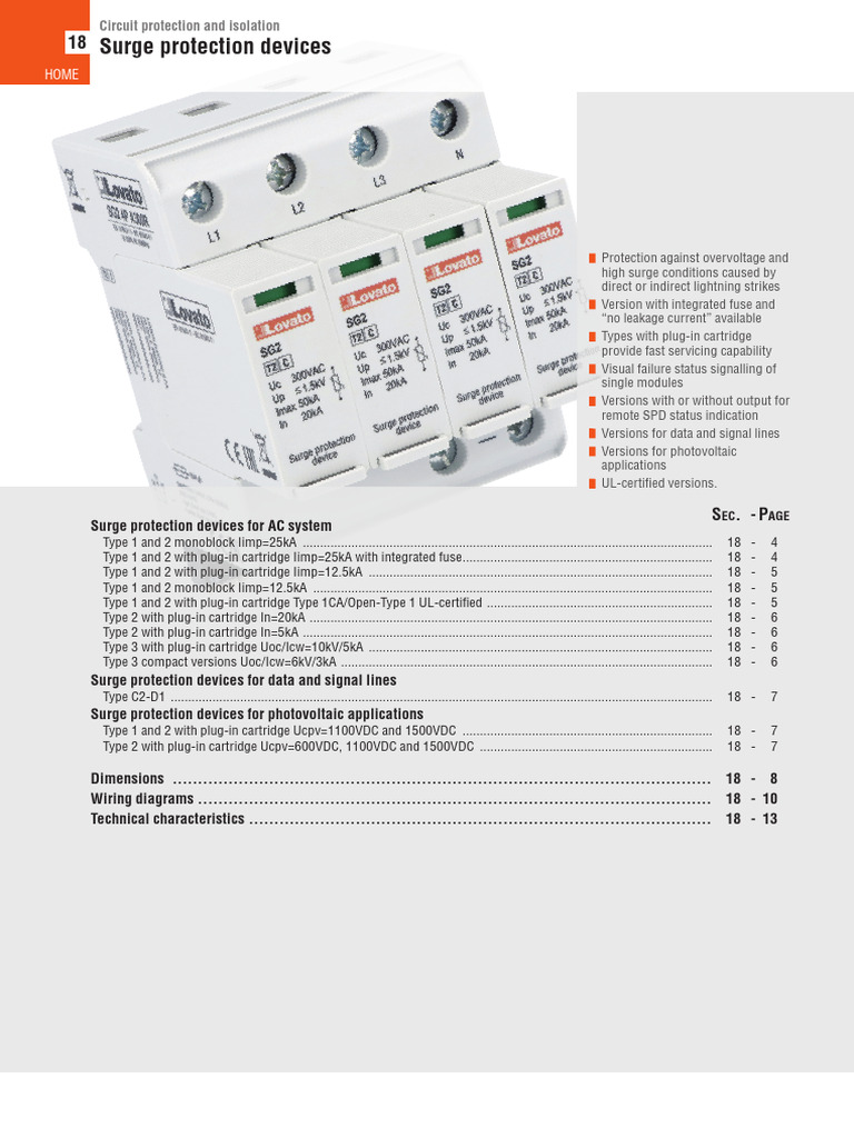 18 - Surge Protection Devices | PDF | Electricity | Power (Physics)