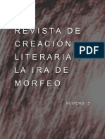 Revista de Creación Literaria La Ira de Morfeo