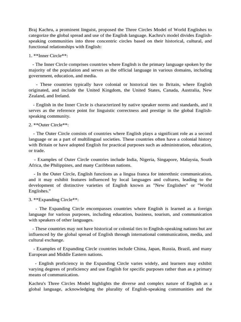 Kachru | PDF | English Language | Applied Linguistics