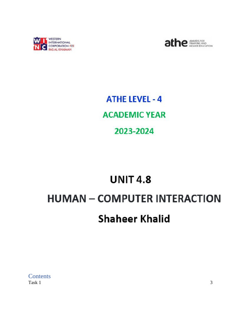 HCI Principles for Effective Interface Design | PDF | Usability | Human ...
