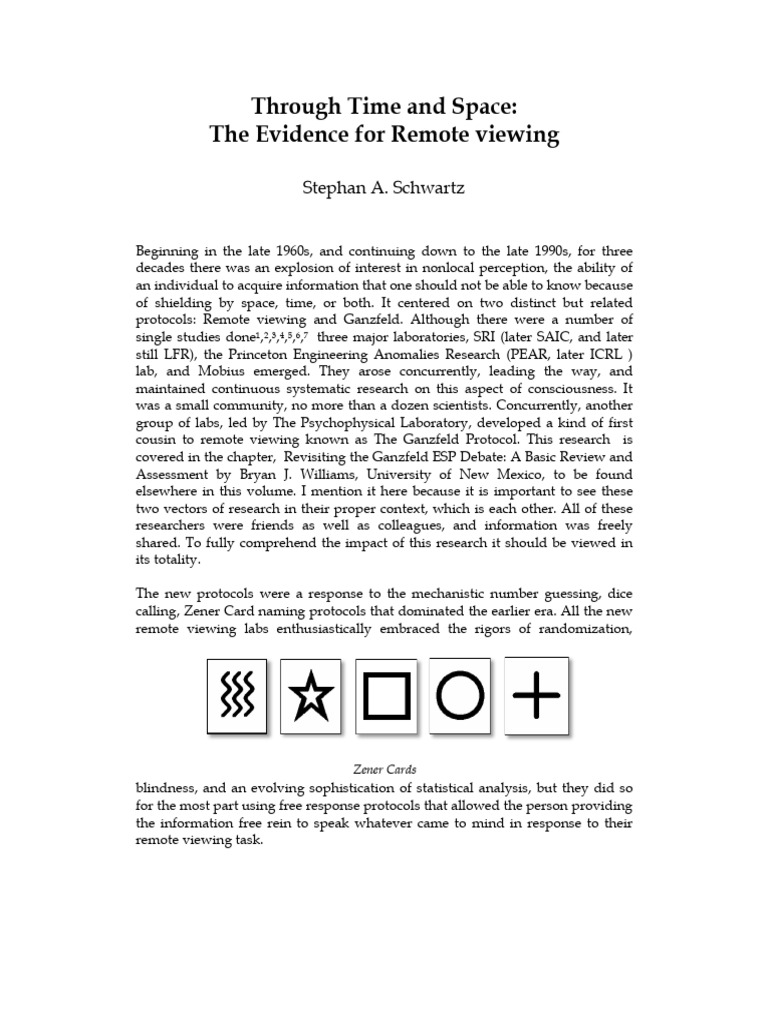 Evidence of Remote Viewing Research | PDF | Parapsychology | Inquiry