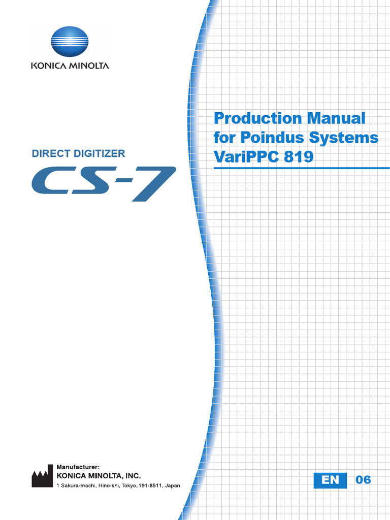 CS7 Production Manual (VER 1.22r00) For Poindus System VariPPC819 ...
