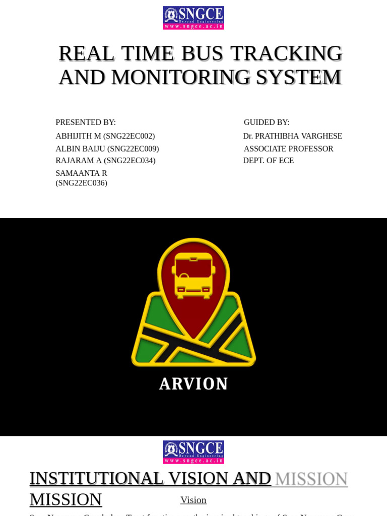 Real-Time Bus Tracking System for Students | PDF | Internet Of Things ...
