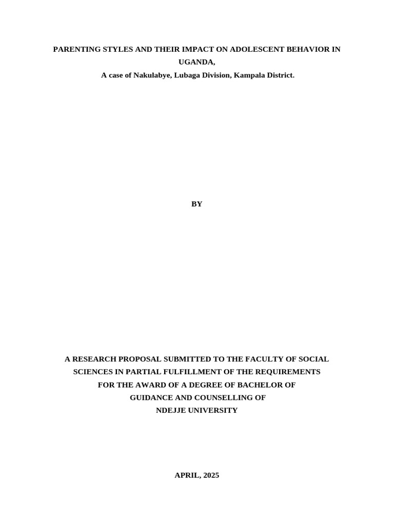 Impact of Parenting Styles on Adolescents | PDF | Parenting | Adolescence