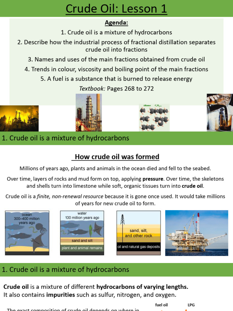 Understanding Crude Oil and Its Fractions | PDF | Fuels | Petroleum
