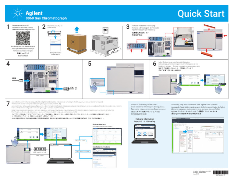 Usermanual GC Quick Start Guide 8860 g2790 90017 en Agilent | PDF