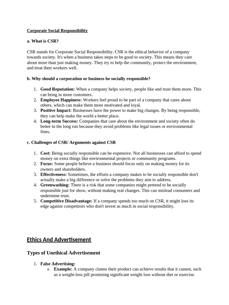 Understanding Corporate Social Responsibility | PDF | Corporate Social ...