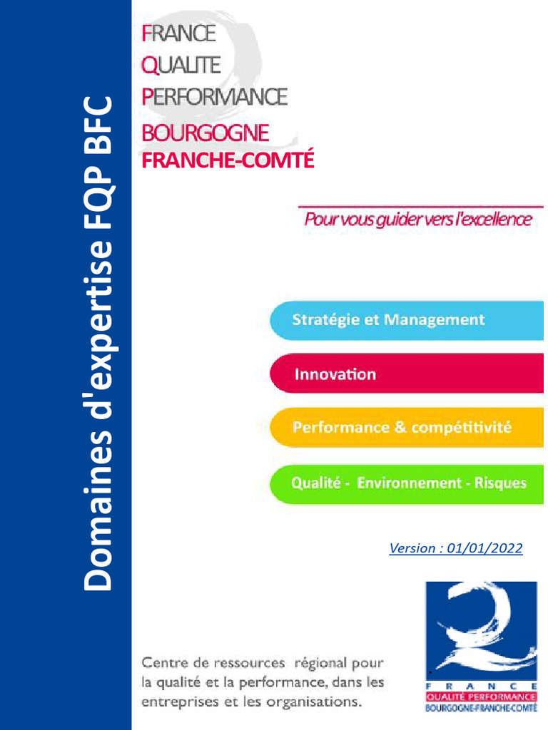 Expertise en Qualité et Performance BFC | PDF | Management de la ...