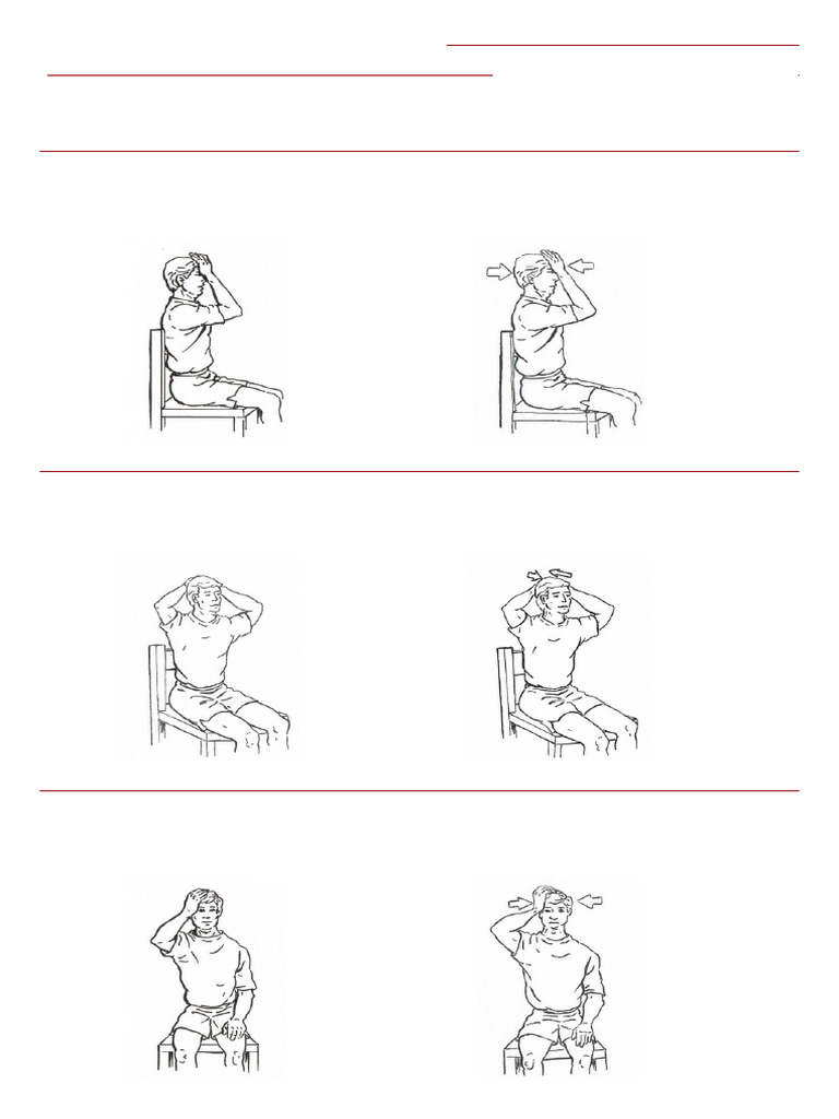 Cervical Isométricos | PDF