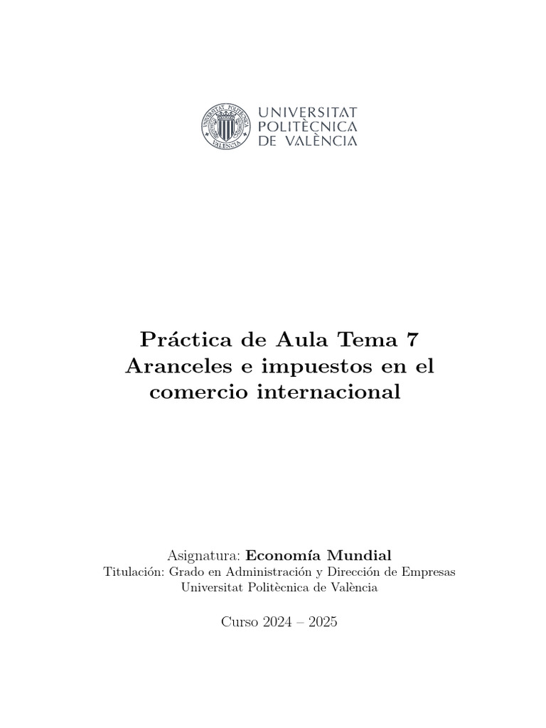Aranceles Compuestos en Comercio Internacional | PDF | Arancel | aduana