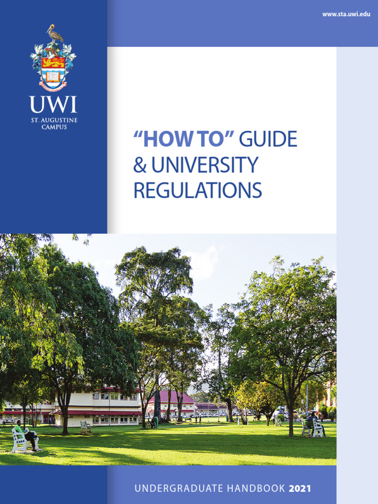 UWI Undergraduate Handbook 2021 | PDF