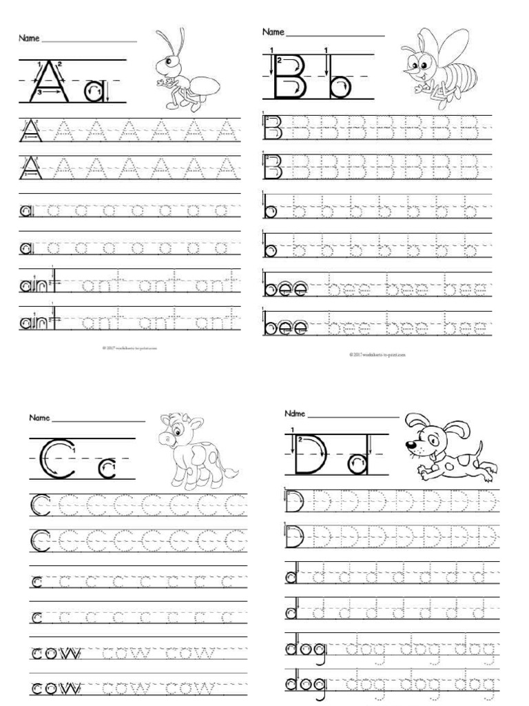 ABC Tracing | PDF
