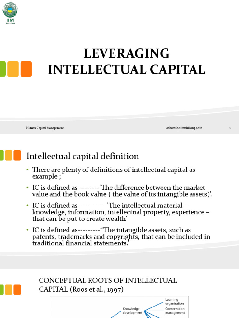 HCM 13 Leveraging Intellectual Capital | PDF | Capital (Economics ...