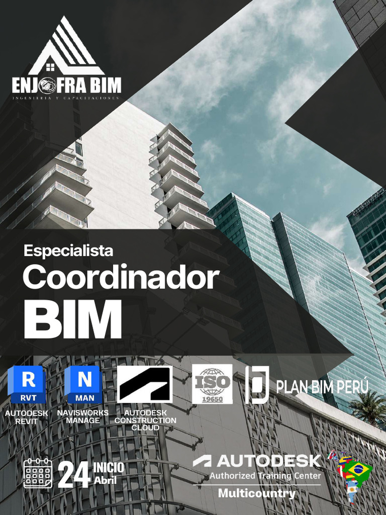 Brochure A4 Coordinador BIM - Compressed | PDF | Autodesk Revit | Autodesk