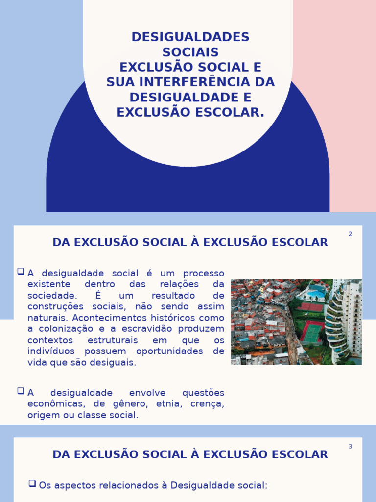 Desigualdade e Exclusão na Educação Brasileira | PDF | Desigualdade ...