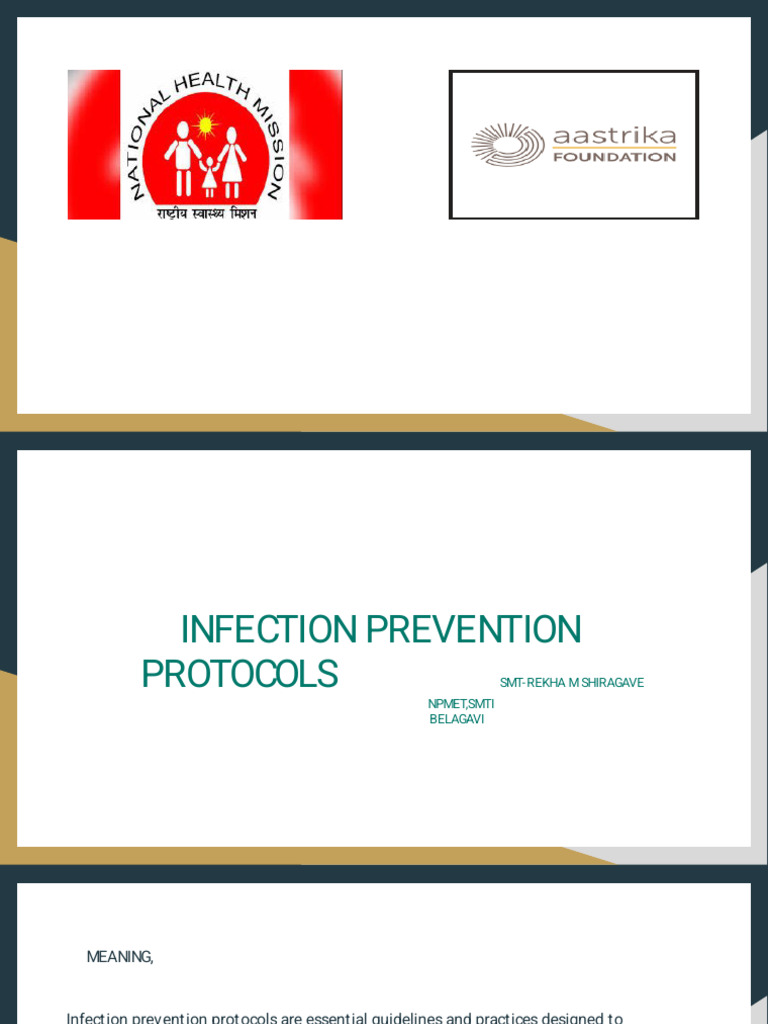 INFECTION CONTROL PROTOCOLS | PDF | Hand Washing | Medicine