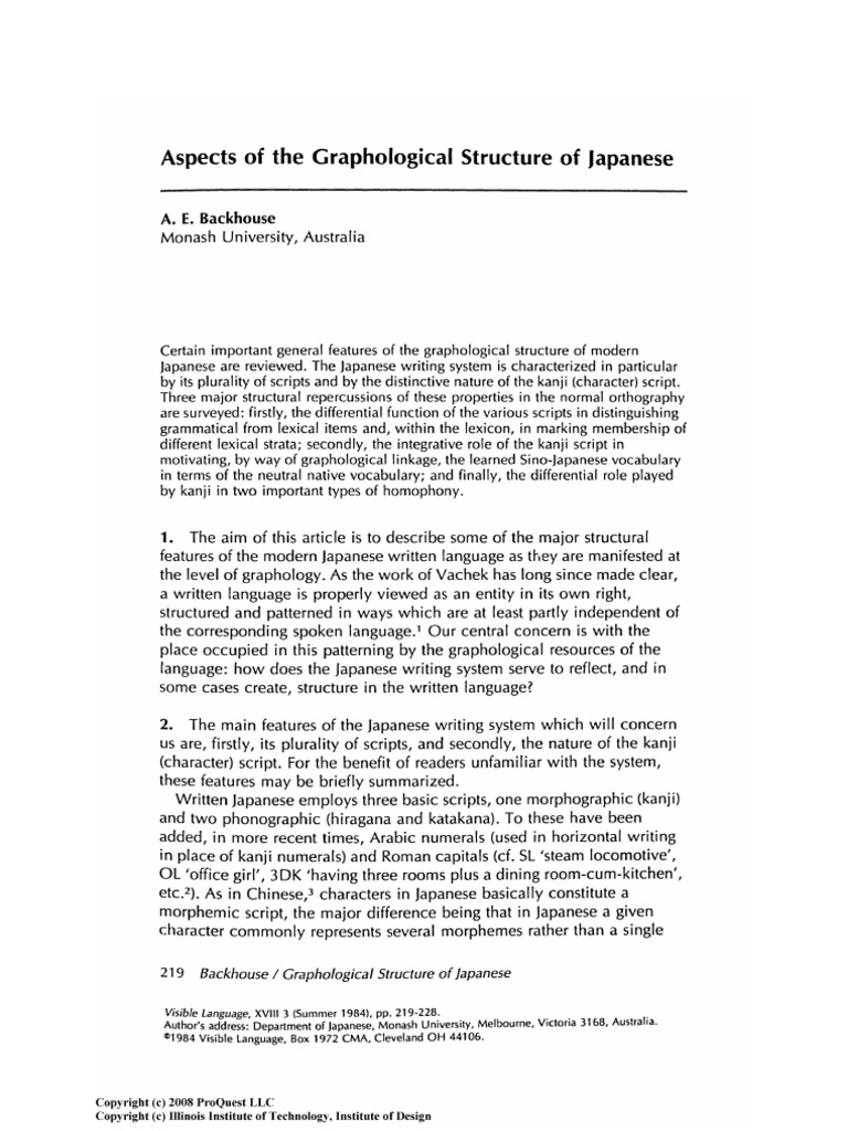 Aspects of The Graphological S | PDF