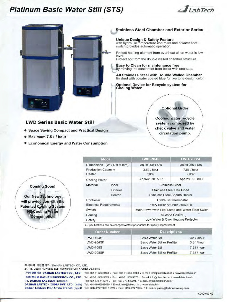 LWD-104S Labtech | PDF