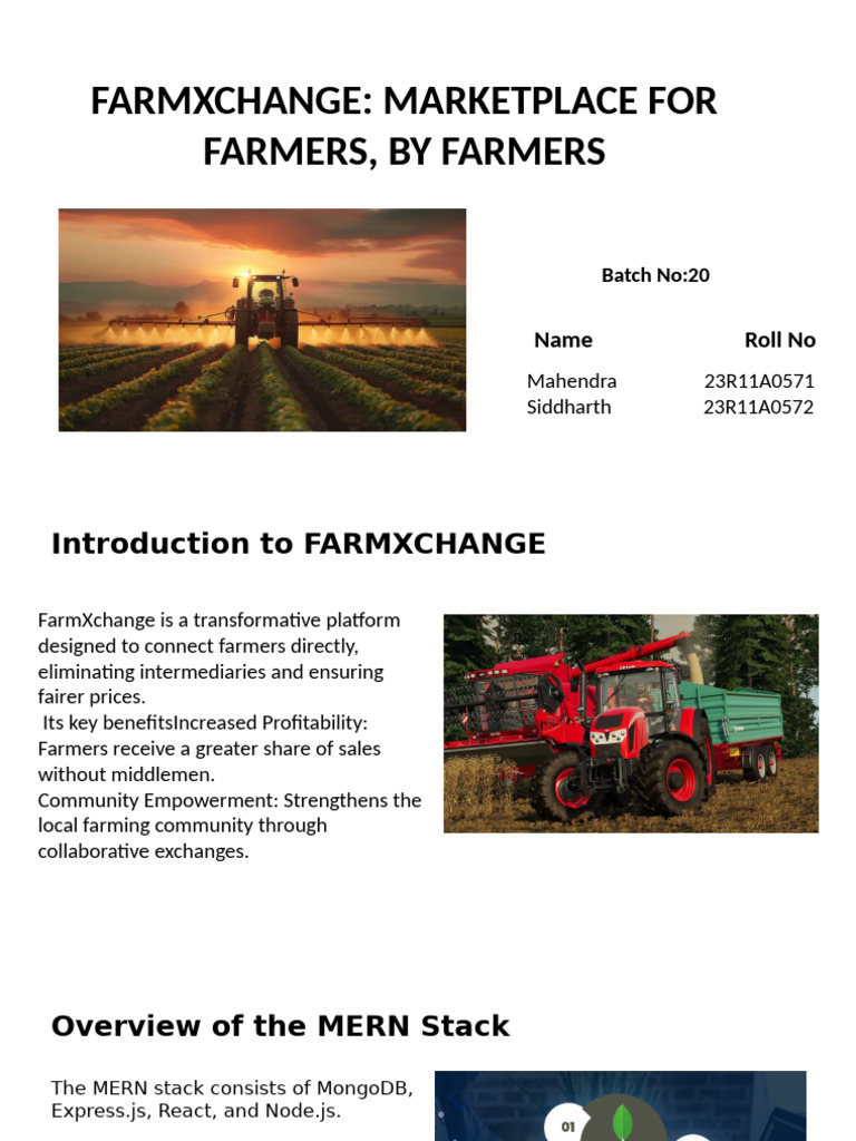 FarmXchange: Empowering Farmers Online | PDF | Computer Science | Computing