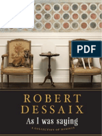 March Sample Chapter - As I Was Saying, by Robert Dessaix